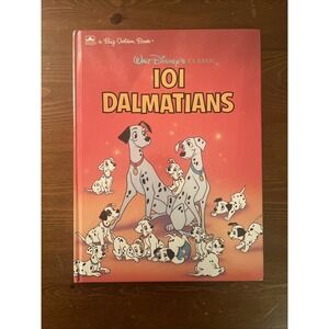 Walt Disney's Classic 101 Dalmatians Hardcover BIG Little Golden Books 1991 Kids